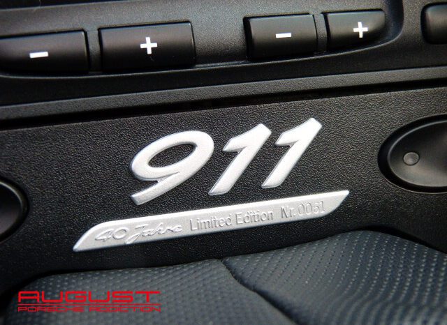 Porsche 996 Carrera 2 “40 ans” 2004 complet