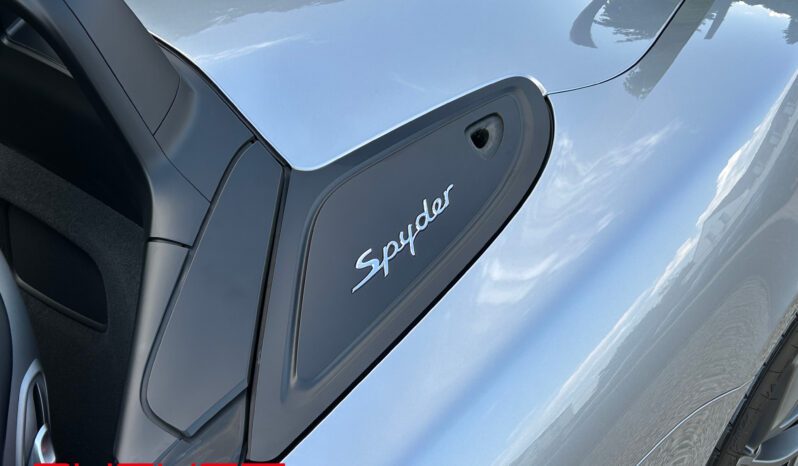 Porsche 718 Boxster Spyder 2021 complet
