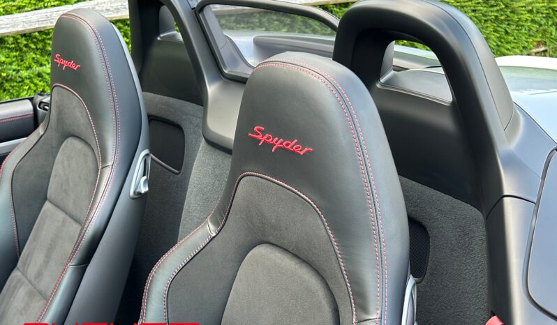 Porsche 718 Boxster Spyder 2021 complet