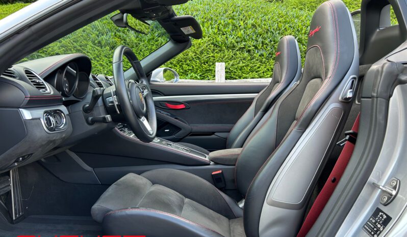Porsche 718 Boxster Spyder 2021 complet