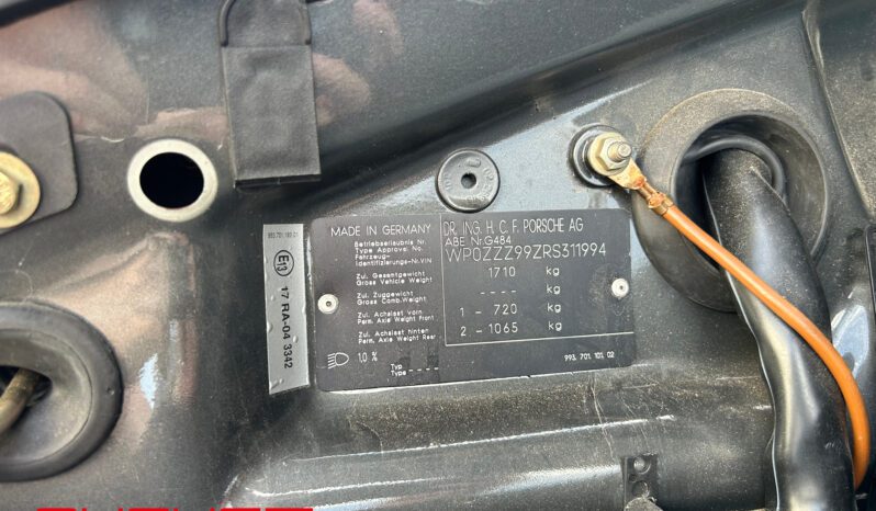 Porsche 993 Carrera 2 1994 complet