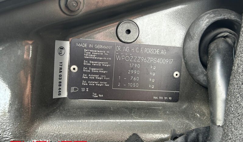Porsche 964 Carrera 4 1993 complet