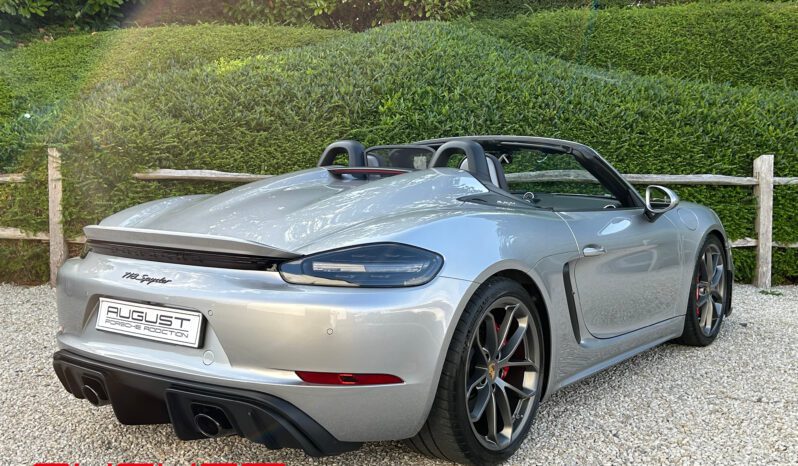 Porsche 718 Boxster Spyder 2021 complet