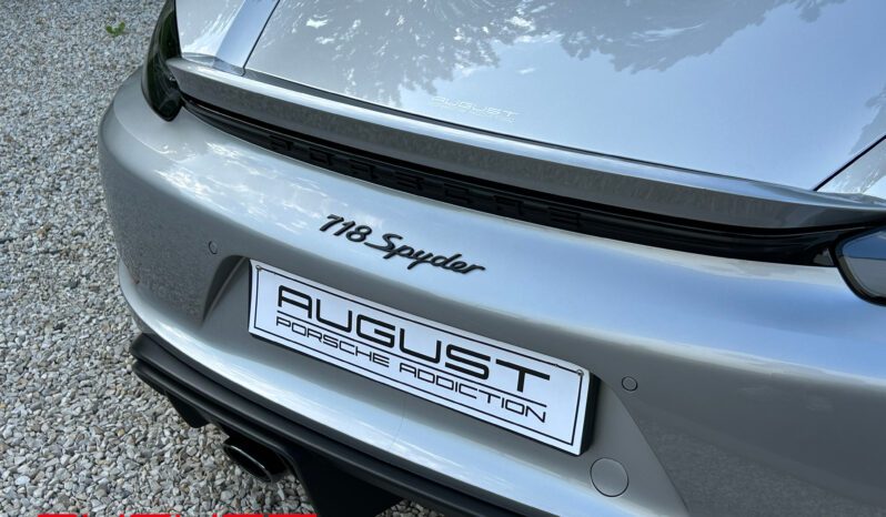 Porsche 718 Boxster Spyder 2021 complet