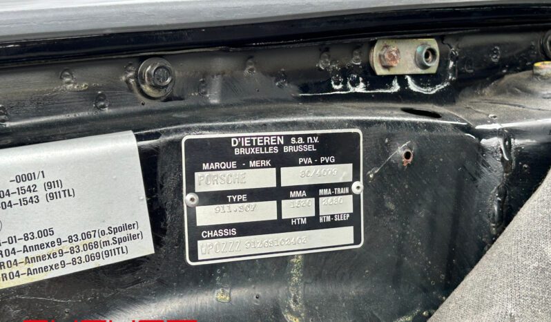 Porsche 911 Carrera 3.2 1986 complet