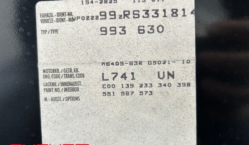 Porsche 993 Carrera Cabriolet 1994 complet