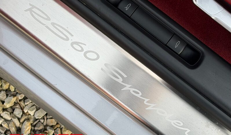 Porsche Boxster RS 60 Spyder 2008 complet