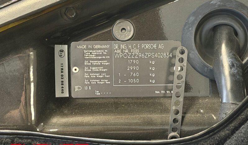 Porsche 964 Carrera 4 1993 complet