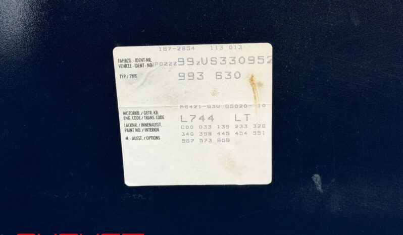 Porsche 993 Carrera Cabriolet 1997 complet