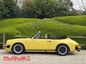 Porsche 911 Carrera 3.2 Cabriolet 1987