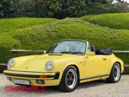 Porsche 911 Carrera 3.2 Cabriolet 1987 complet