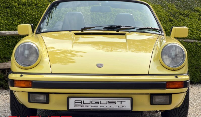 Porsche 911 Carrera 3.2 Cabriolet 1987 complet