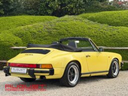 Porsche 911 Carrera 3.2 Cabriolet 1987 complet