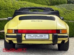 Porsche 911 Carrera 3.2 Cabriolet 1987 complet