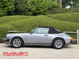 Porsche 911 Carrera 3.2 Cabriolet “Jubilé” 1988 complet