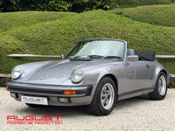 Porsche 911 Carrera 3.2 Cabriolet “Jubilé” 1988 complet
