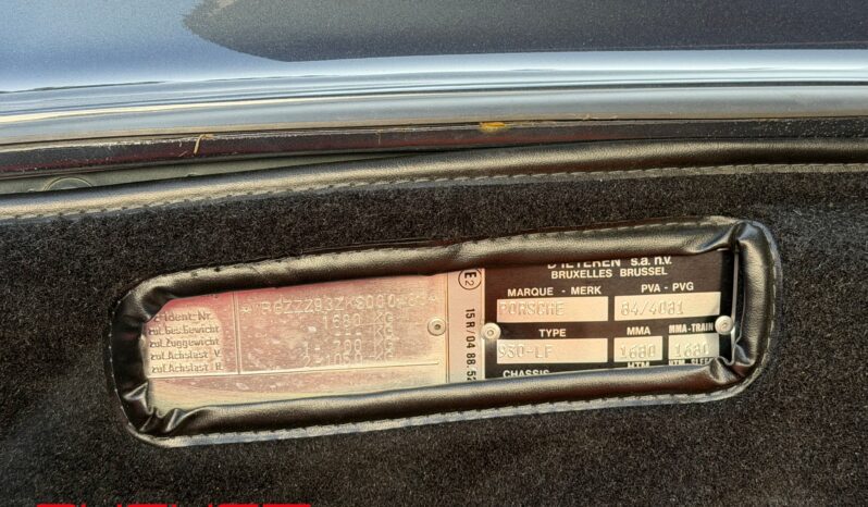 Porsche 930 Turbo 3.3 1989 complet