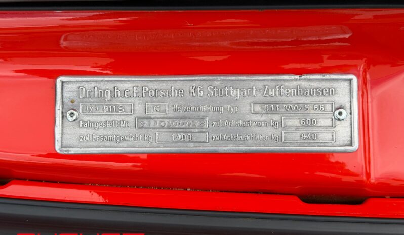 Porsche 911 2.2 S 1970 complet
